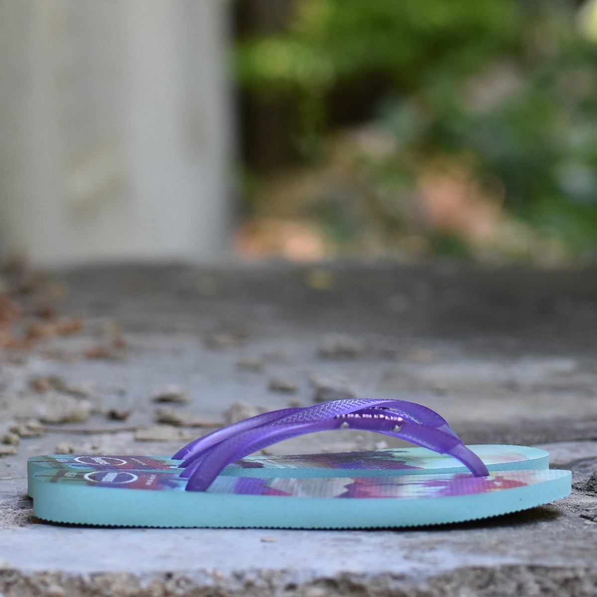 Levně Havaianas SLIM PAISAGE ICE BLUE Dámské žabky