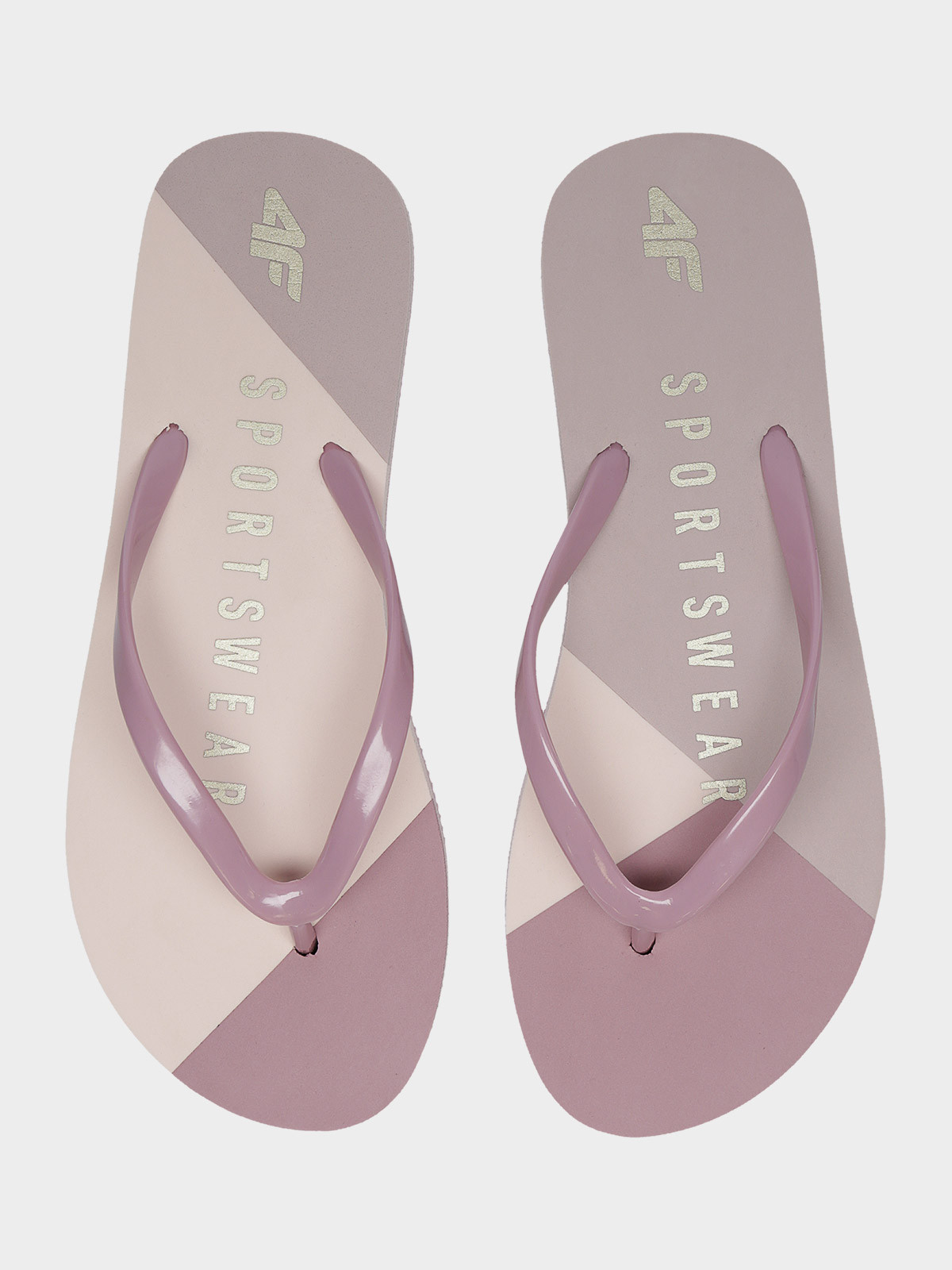 Levně 4F H4L21-KLD006 LIGHT PINK Dámské žabky
