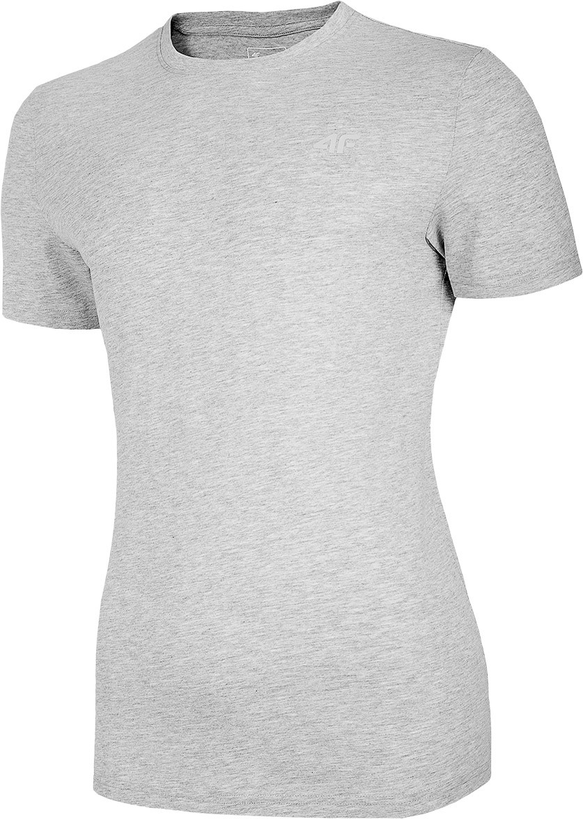 Levně 4F NOSH4-TSM003 COLD LIGHT GREY Pánské tričko