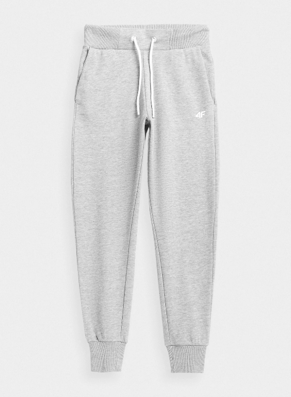 Levně 4F NOSH4-SPDD002 COLD LIGHT GREY Dámské tepláky