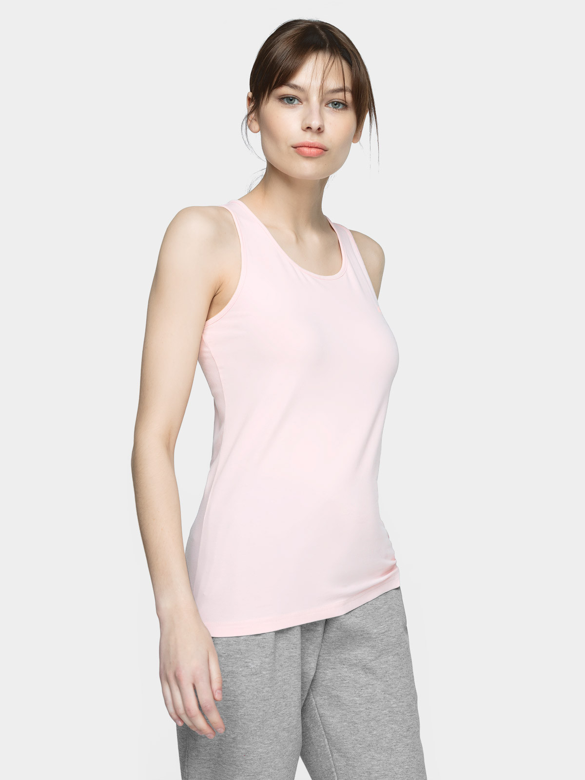 4F NOSH4-TSD003 LIGHT PINK Dámske tielko US L NOSH4-TSD003 LIGHT PINK
