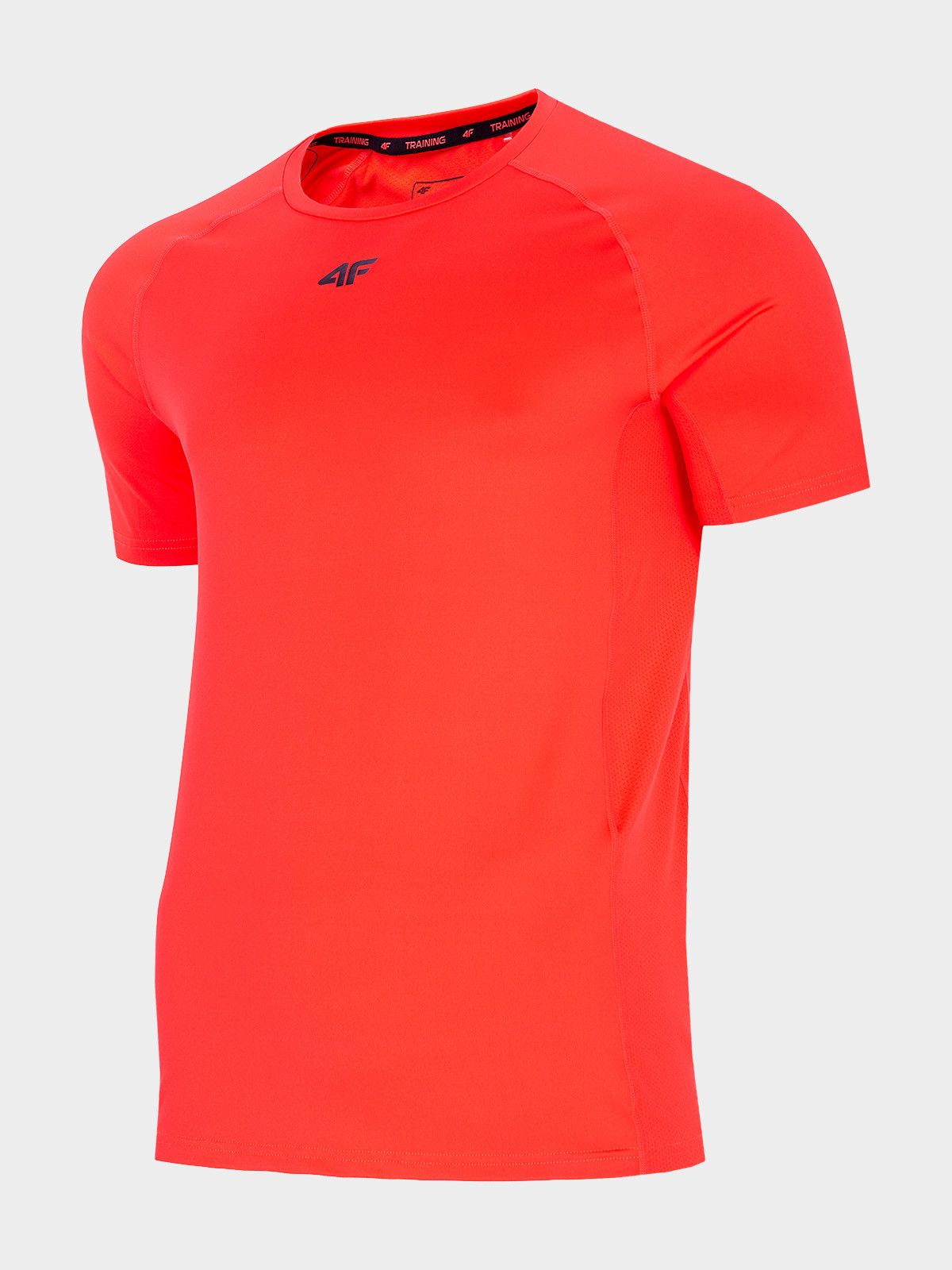 Levně 4F H4L21-TSMF016 RED NEON Pánské tričko