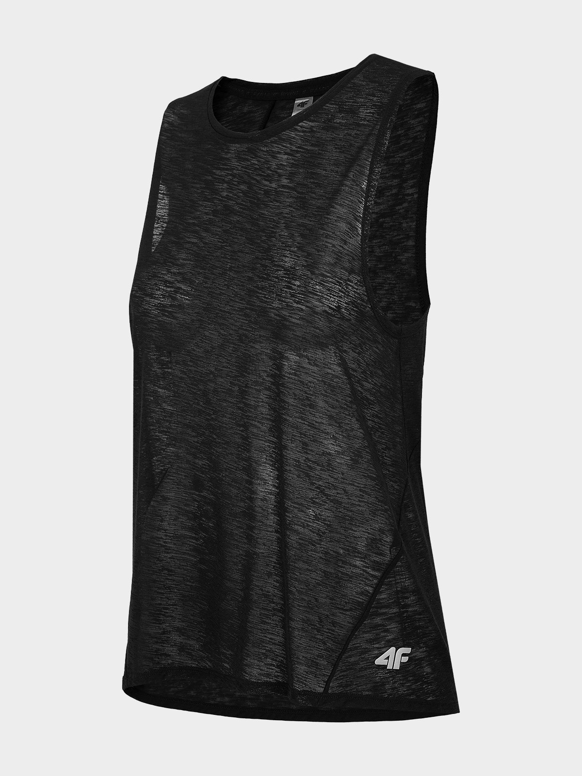 Levně 4F H4L21-TSDF024 DEEP BLACK Dámské tílko