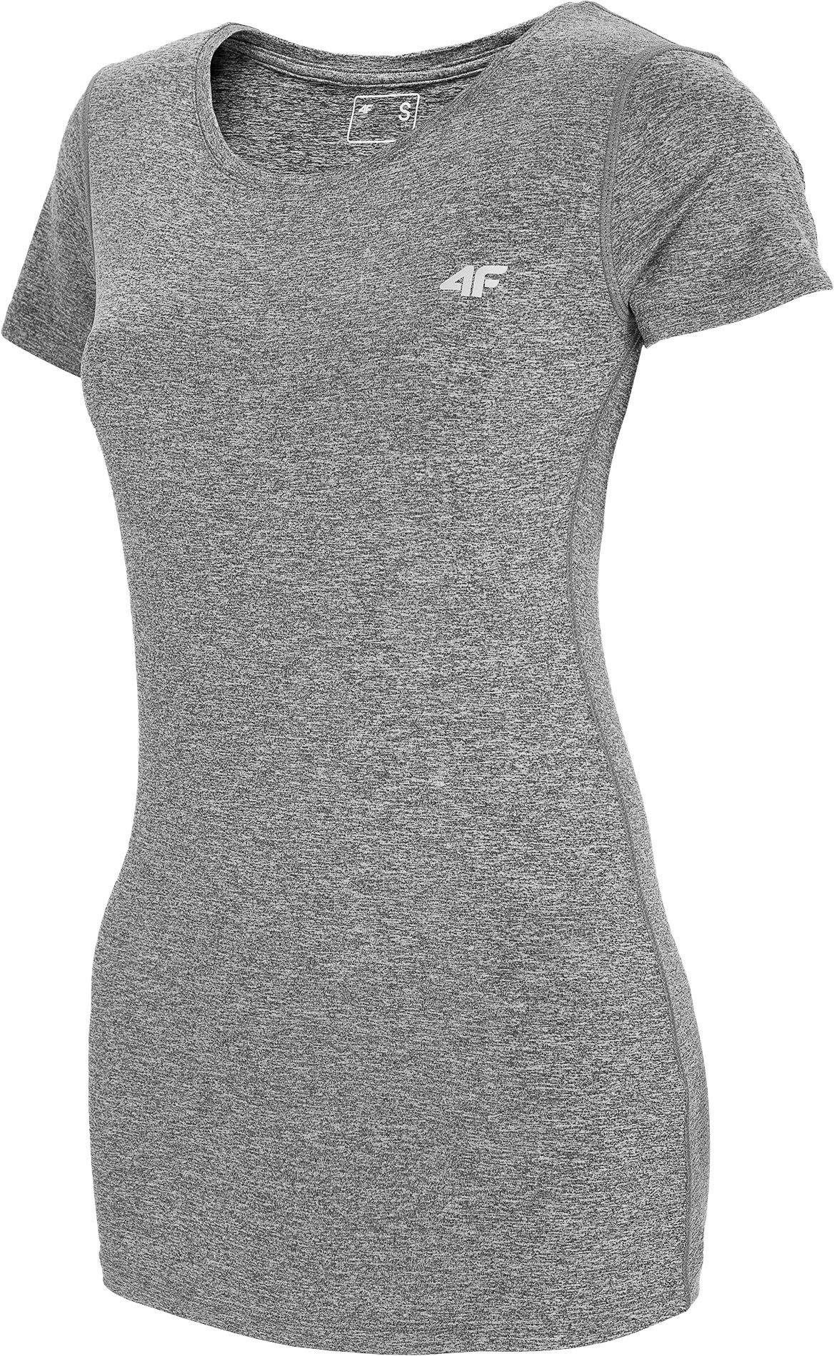 4F NOSH4-TSDF002 DARK GREY Dámske tričko US L NOSH4-TSDF002 DARK GREY