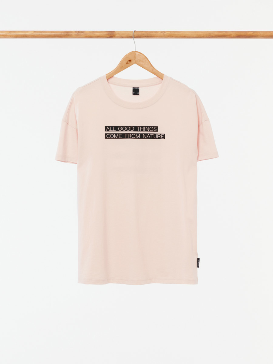 Levně Outhorn HOL21-TSD632A LIGHT PINK Dámské tričko