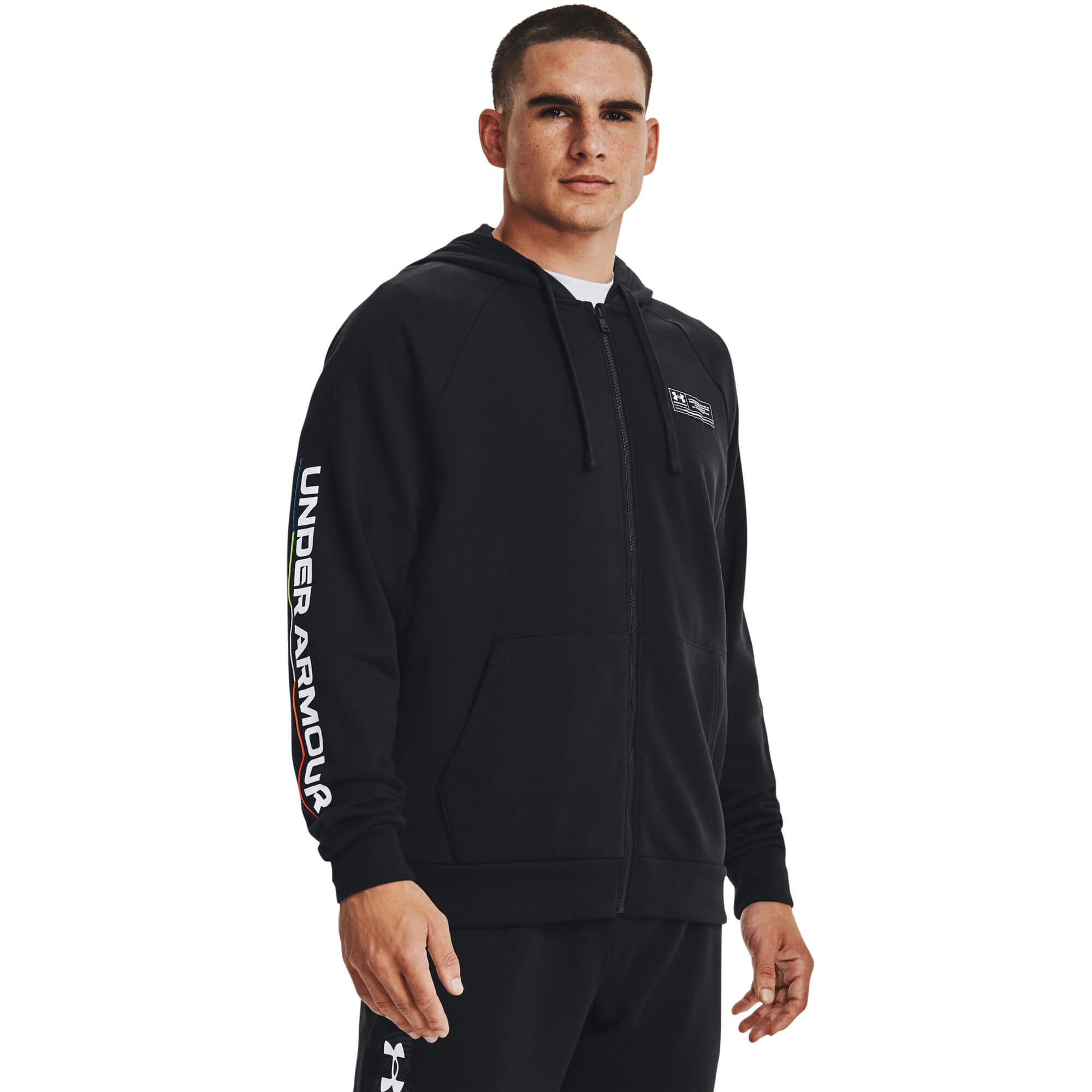 Levně Under Armour UA Rival Fleece Chroma FZ HD Pánská mikina