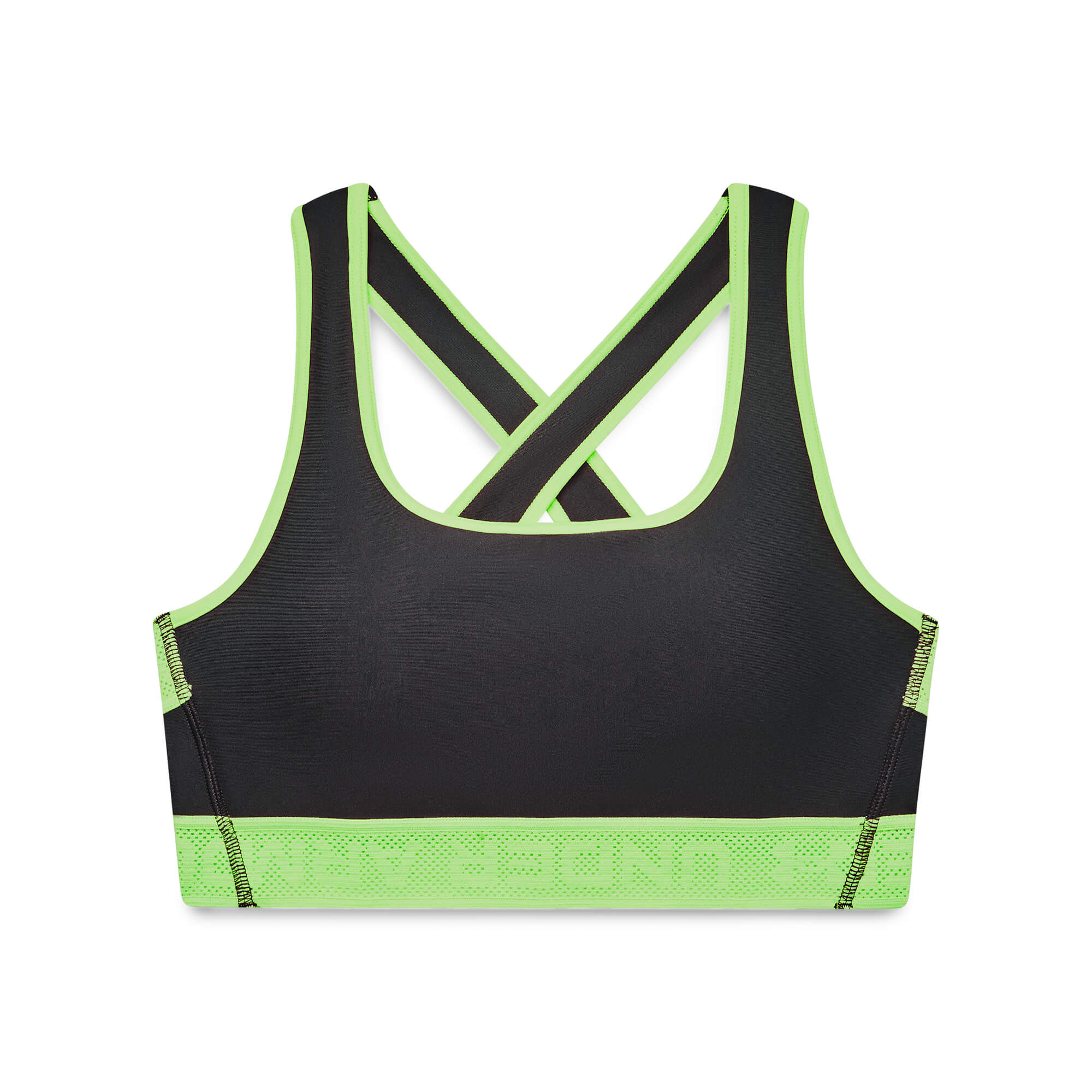 Under Armour UA Crossback Mid Solid NE Sportovní podprsenka