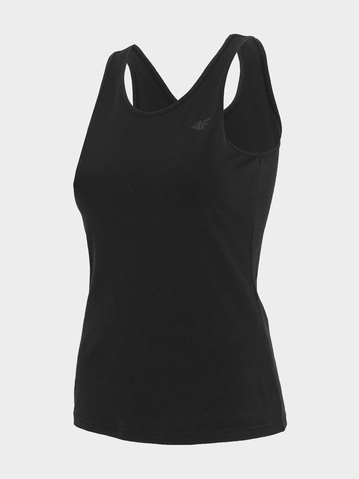 Levně 4F H4L22-TSD351 DEEP BLACK Dámské tílko