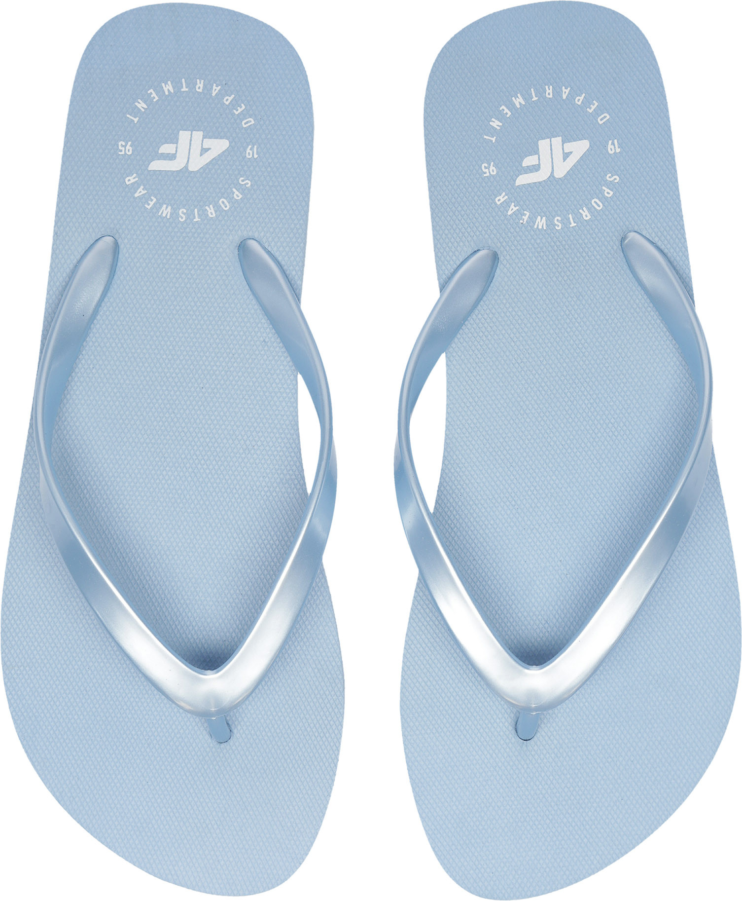 Levně 4F H4L22-KLD005 LIGHT BLUE Dámské žabky