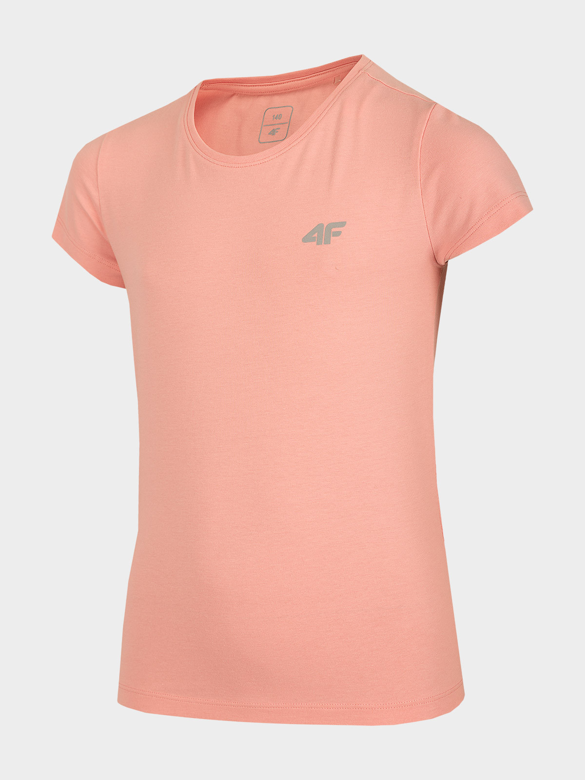 Levně 4F HJL22-JTSD001 LIGHT PINK Dětské tričko