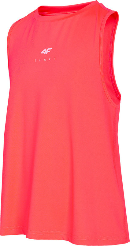 Levně 4F HJL22-JTSDF002 CORAL NEON Dětské tílko
