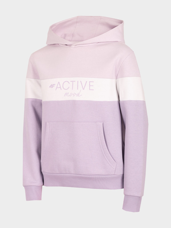 Levně 4F HJL22-JBLD002 VIOLET Dětská mikina