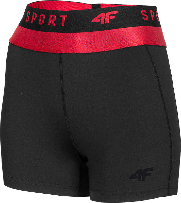 Levně 4F H4L22-SKDF012 DEEP BLACK Dámské legínové kraťasy