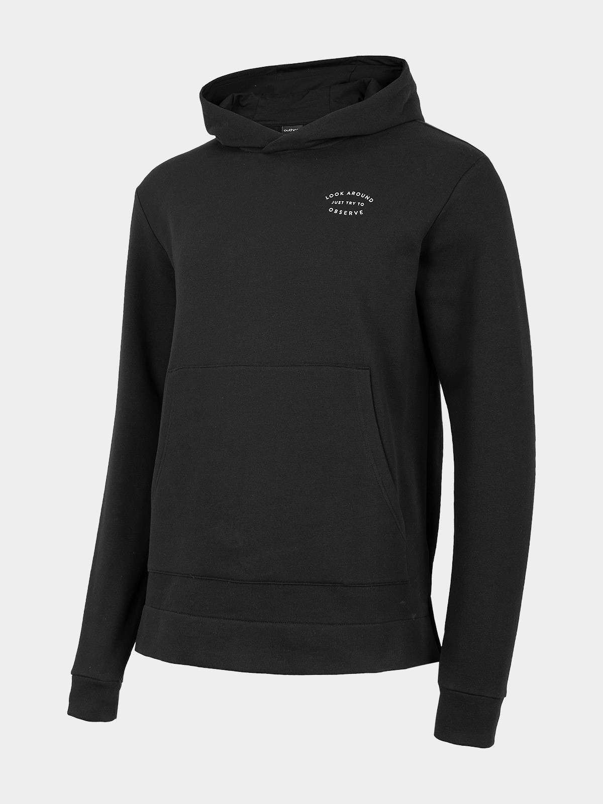 Levně Outhorn HOL22-BLM607 DEEP BLACK Pánská mikina