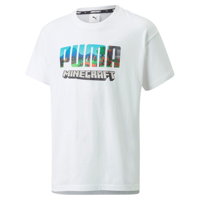 Levně Puma PUMA x MINECRAFT Relaxed Tee Kids Dětské tričko