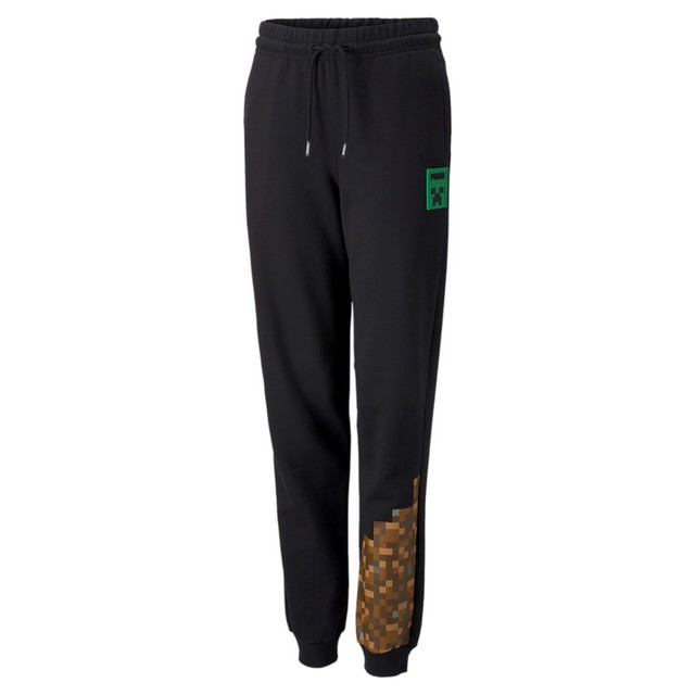 Levně Puma PUMA x MINECRAFT Sweatpants Kids Dětské tepláky