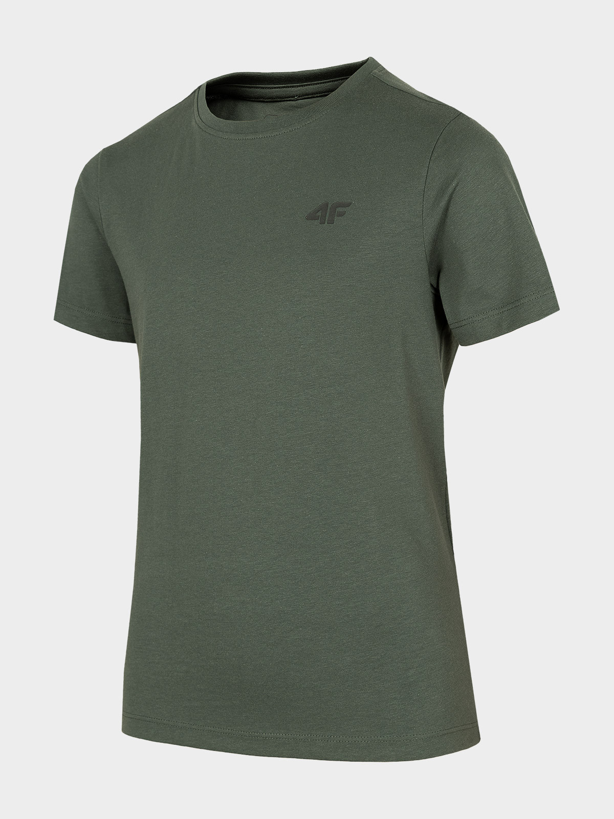Levně 4F HJZ22-JTSM001 KHAKI Dětské tričko