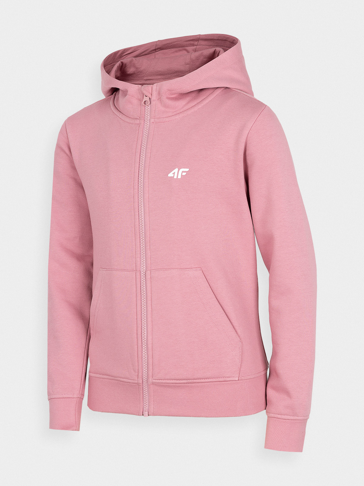 Levně 4F HJZ22-JBLD001 LIGHT PINK Dětská mikina