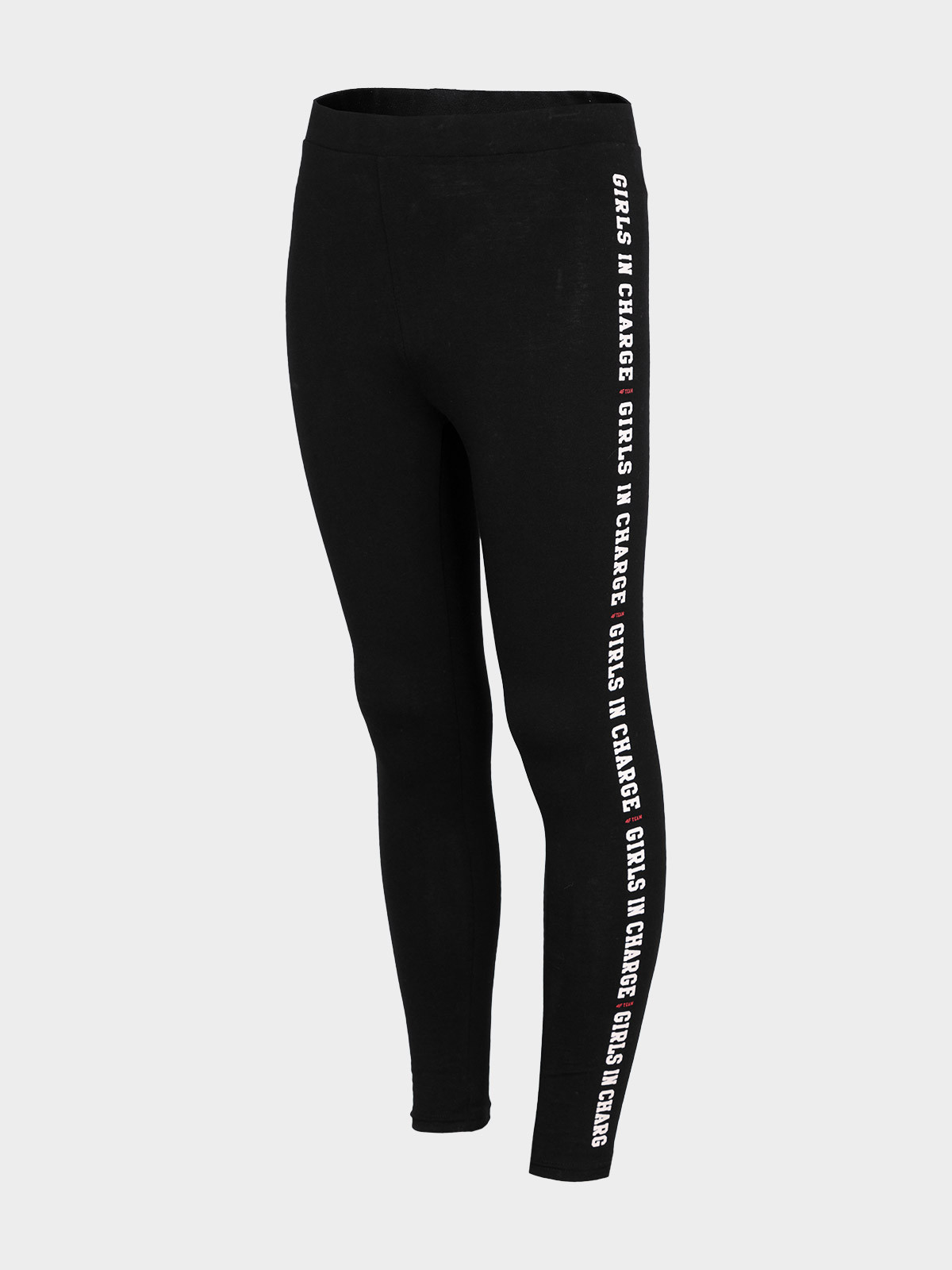 Levně 4F HJZ22-JLEG003 DEEP BLACK Dětské legíny