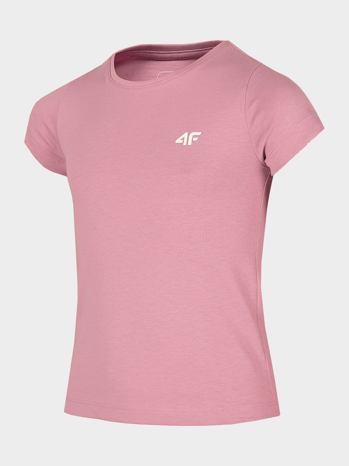 Levně 4F HJZ22-JTSD001 LIGHT PINK Dětské tričko