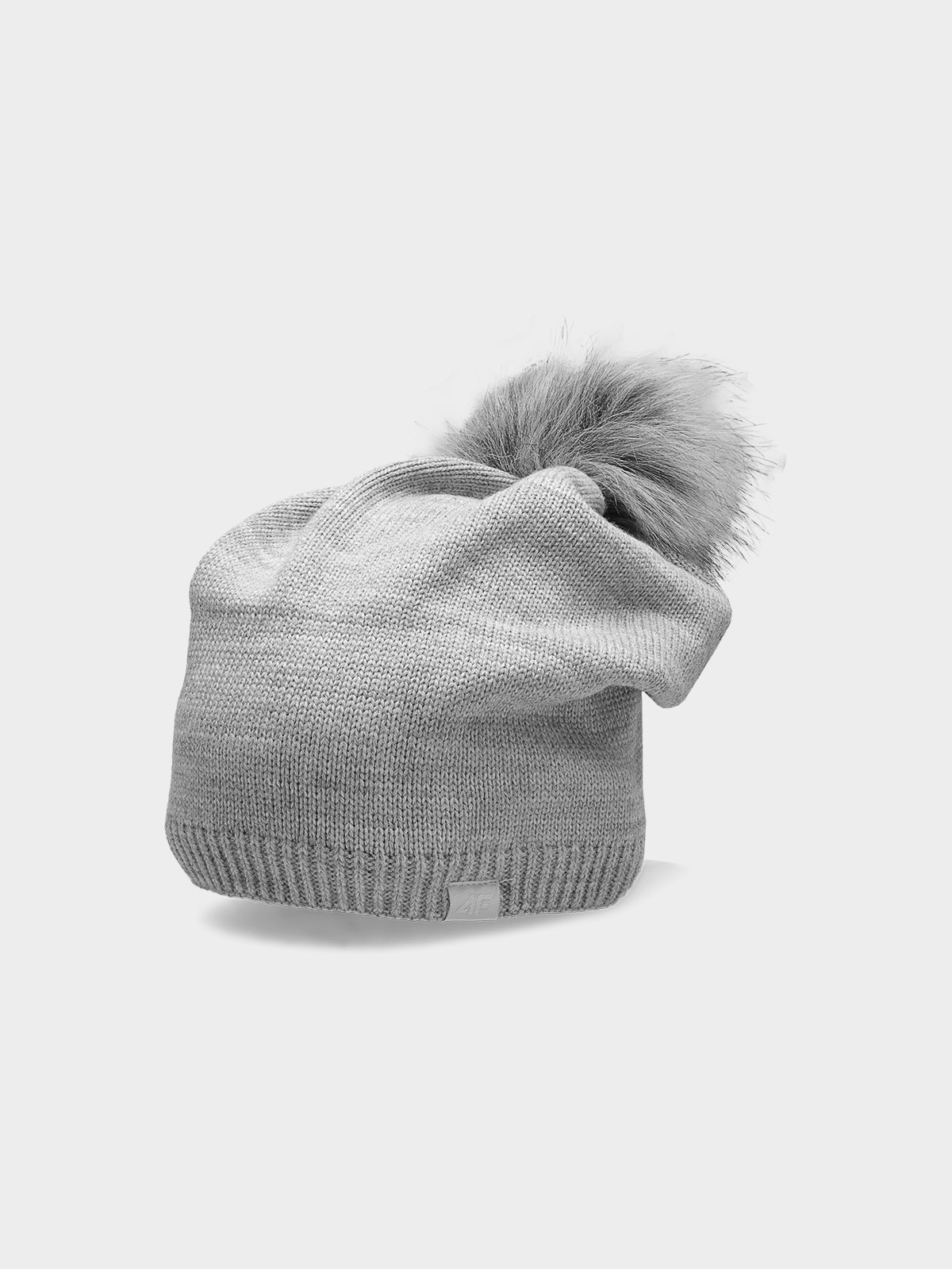 Levně 4F H4Z22-CAD009 COLD LIGHT GREY MELANGE Zimní čepice