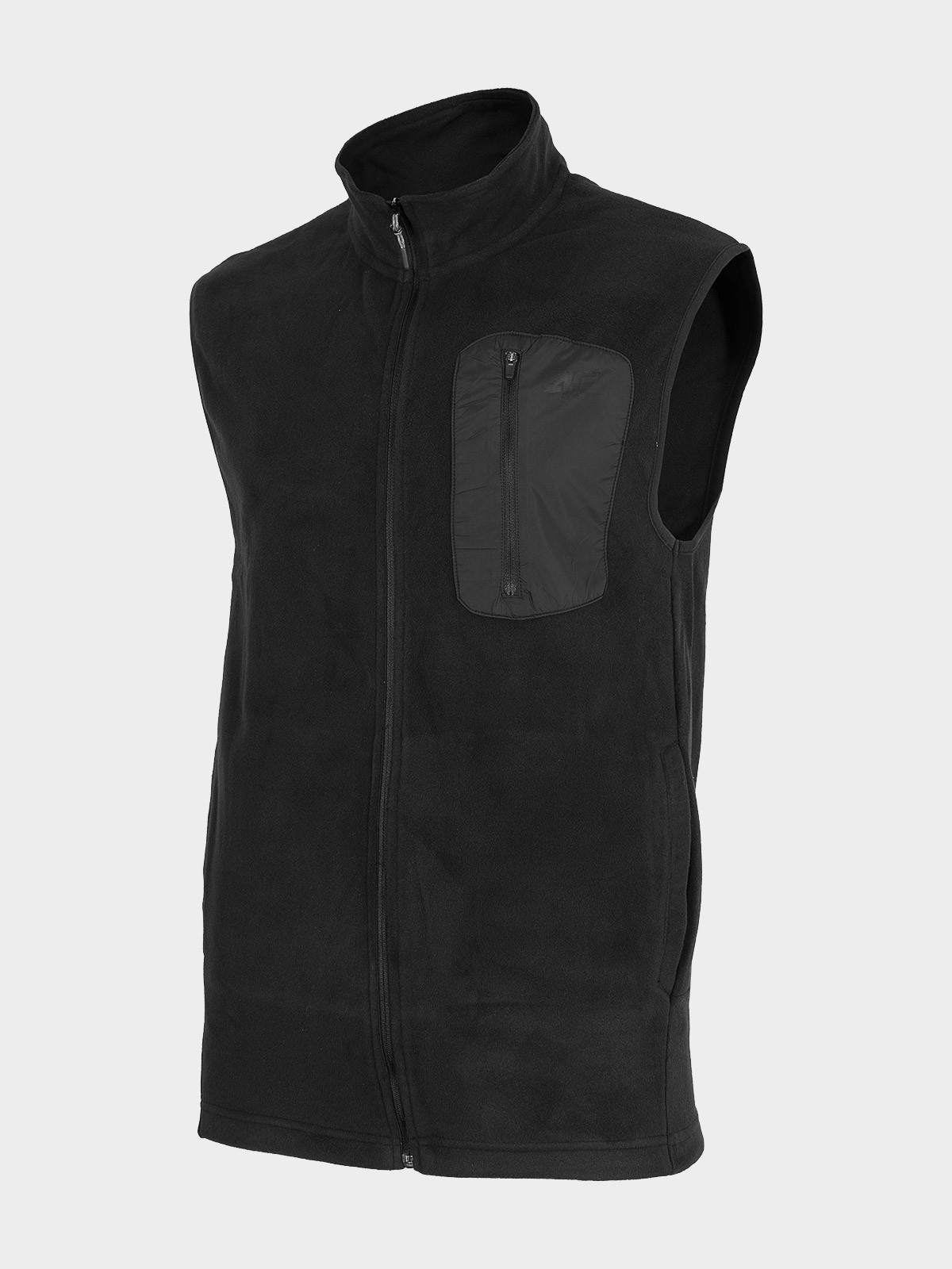 Levně 4F 4FAW22TVESM017 DEEP BLACK Pánská vesta