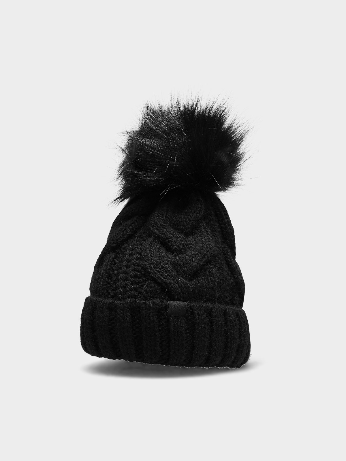 Levně 4F H4Z22-CAD010 DEEP BLACK Dámská zimní čepice
