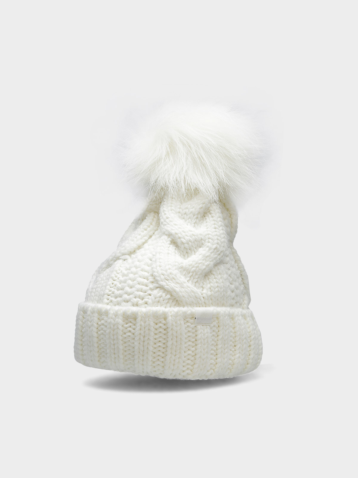 Levně 4F H4Z22-CAD010 OFF WHITE Dámská zimní čepice