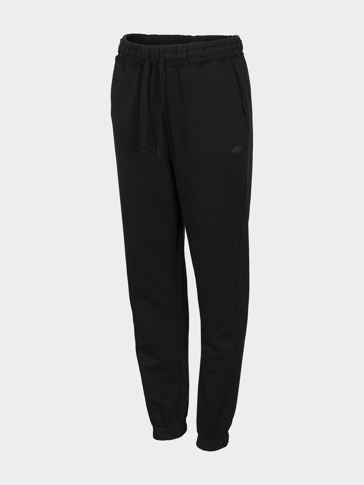 Levně 4F H4Z22-SPDD014 DEEP BLACK Dámské tepláky