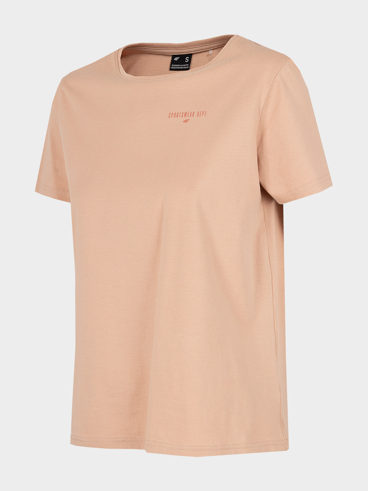 Levně 4F H4Z22-TSD028 PALE CORAL Dámské tričko