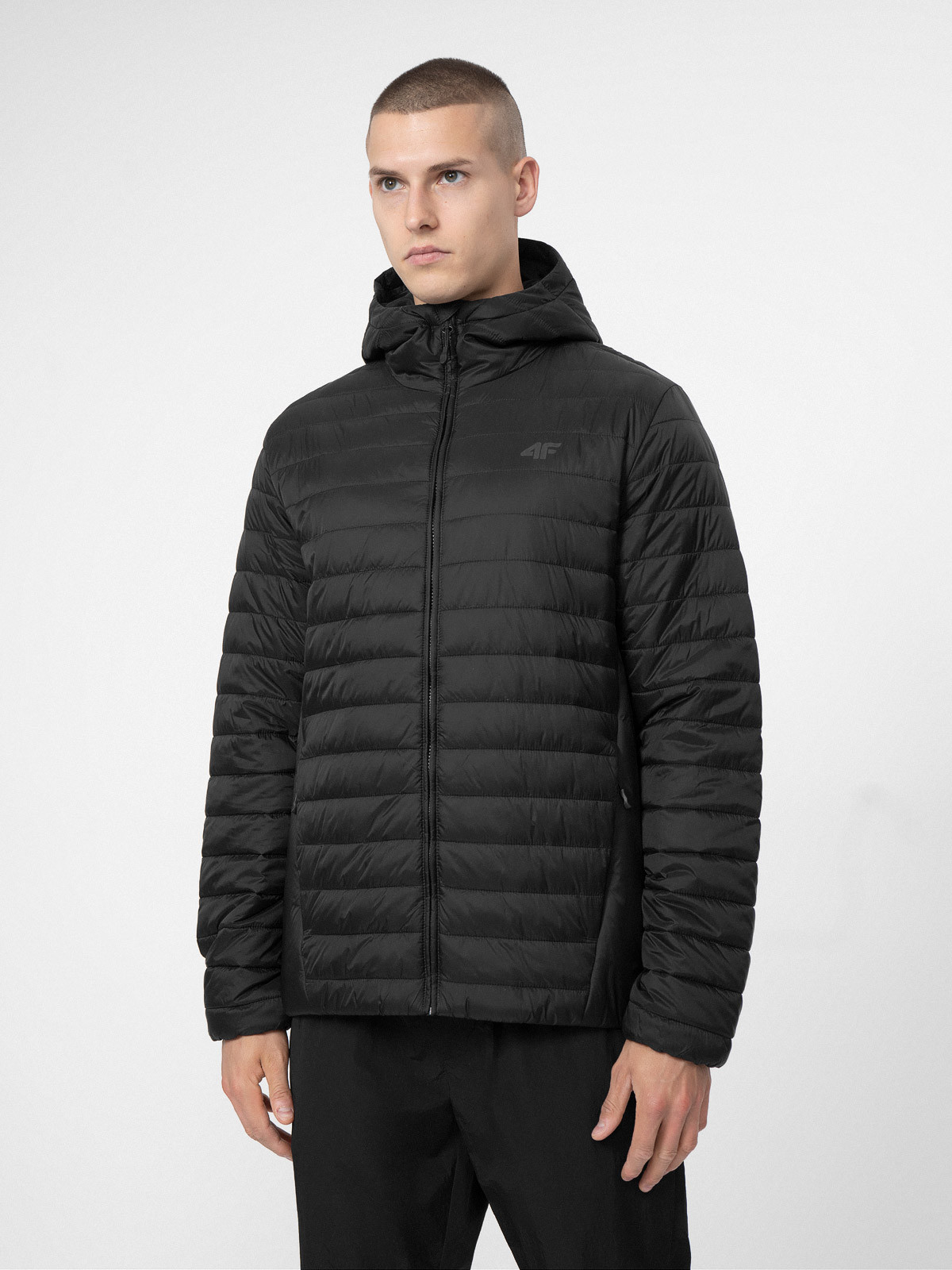 Levně 4F 4FSS23TDJAM085 DEEP BLACK Pánská bunda