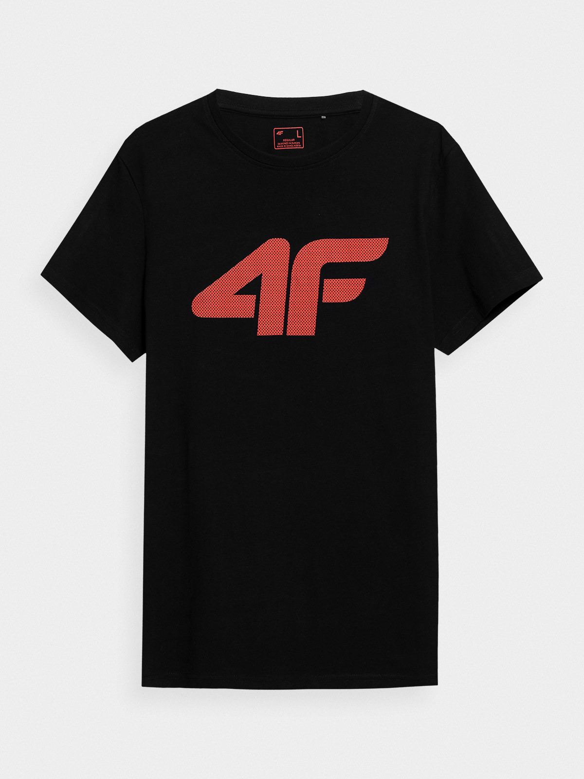 Levně 4F 4FSS23TTSHM537 BLACK Pánské tričko