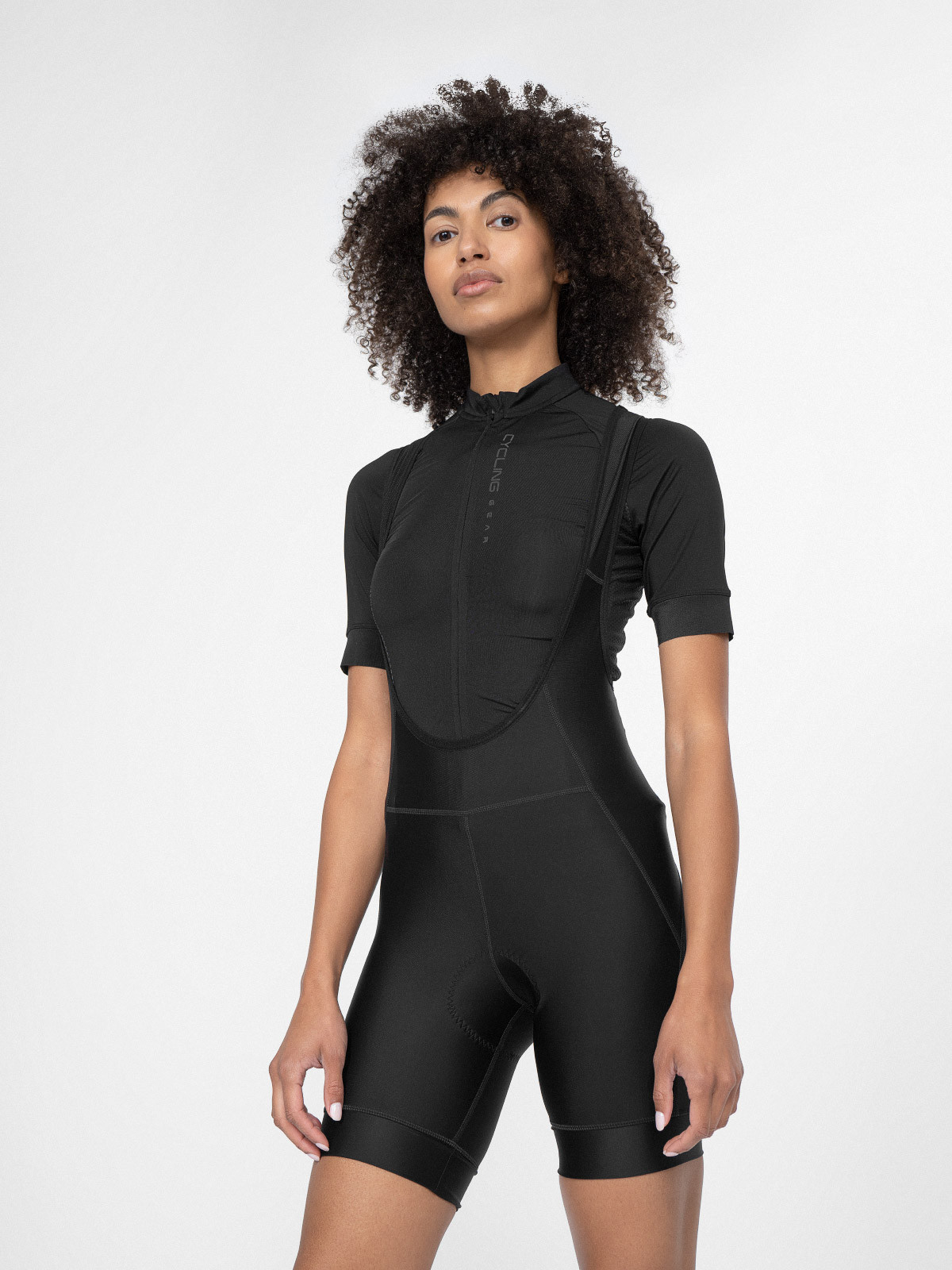 Levně 4F 4FSS23TFSHF242 DEEP BLACK Dámské kraťasy na kolo