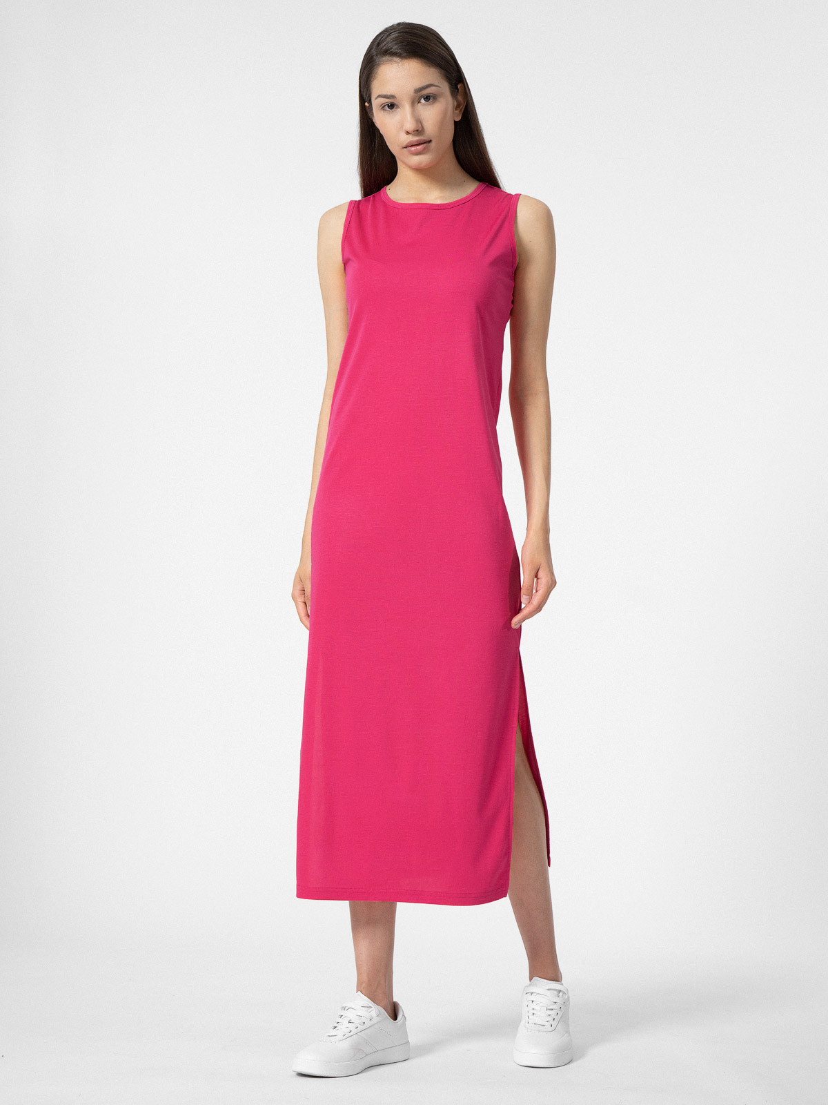 Levně 4F 4FSS23TDREF049 PINK Dámské šaty