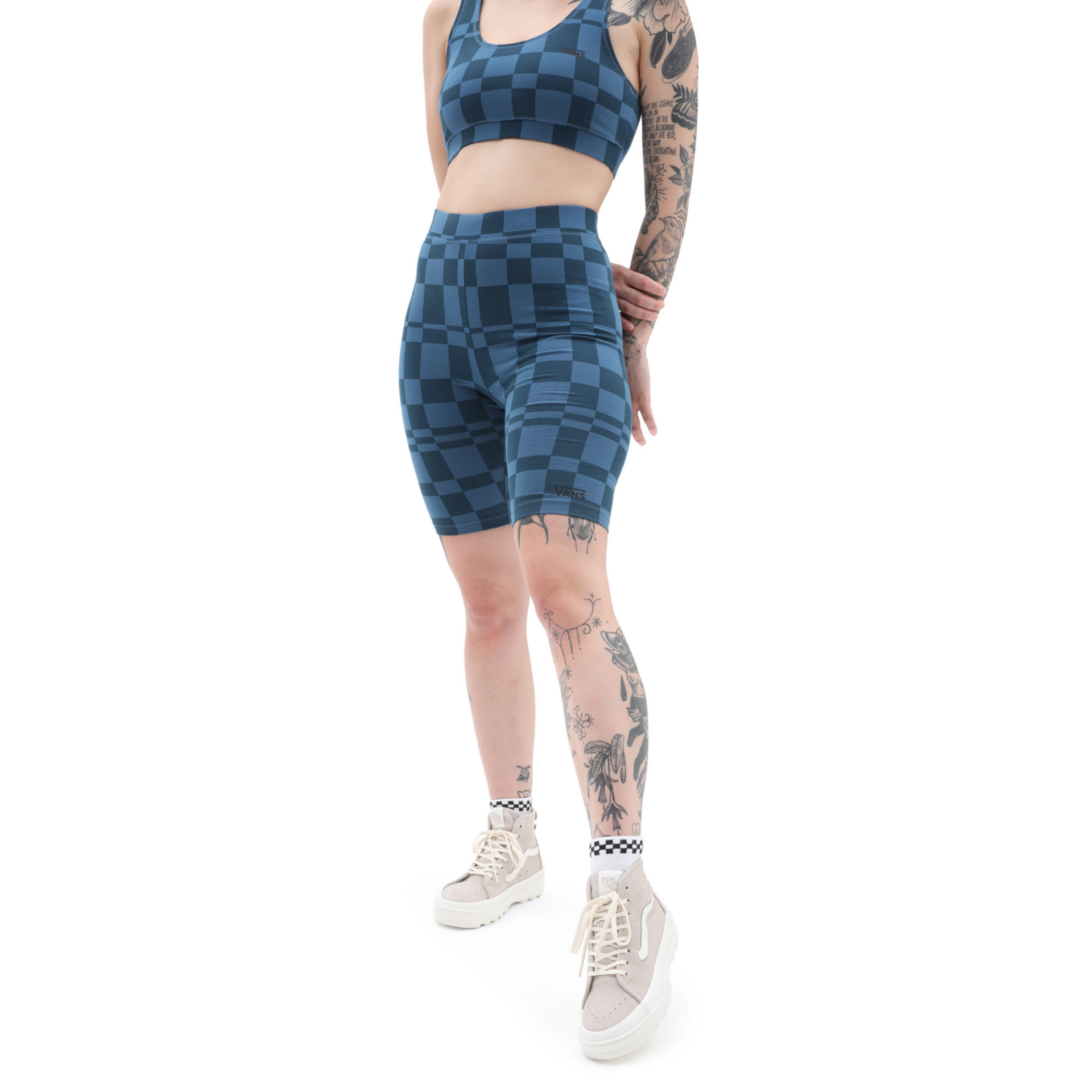 E-shop Vans WM FLYING V PRINT LEGGING SHORT Dámske legínové kraťasy US XL VN0A7PNEBR41