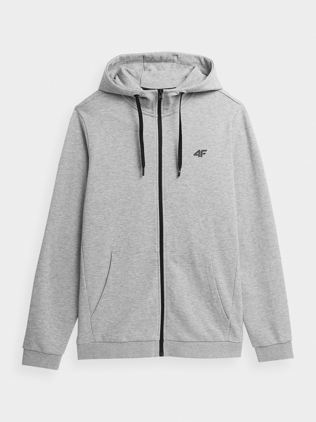 Levně 4F 4FSS23TSWSM354 COLD LIGHT GREY MELANGE Pánská mikina