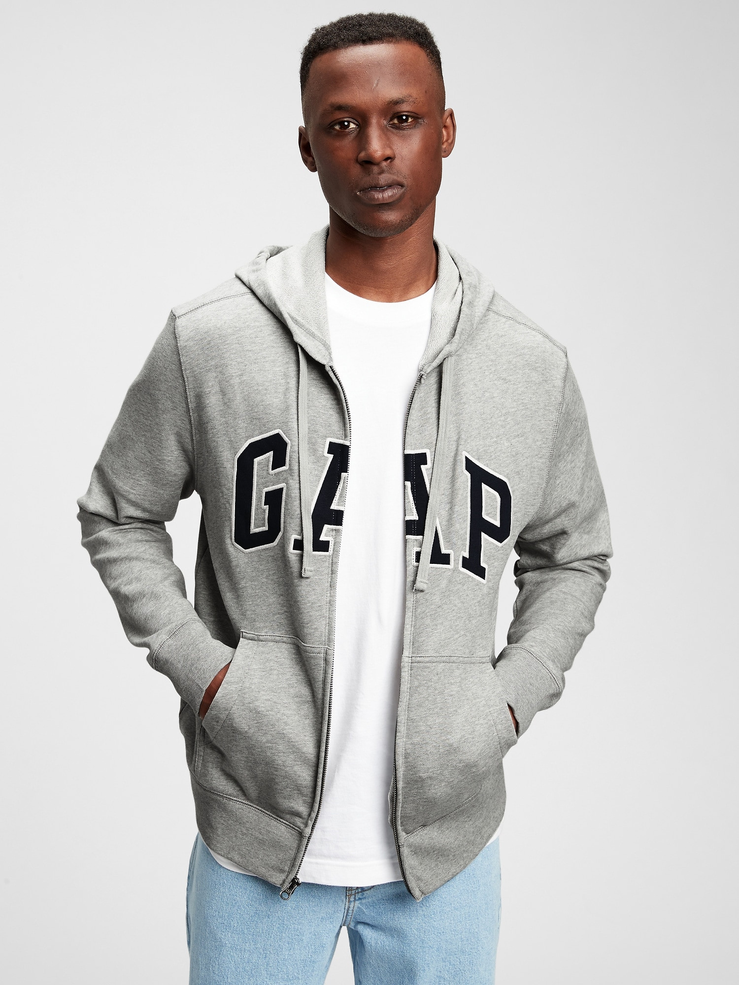 GAP XLS FT ARCH FZ HD Pánska mikina US XL 490384-03