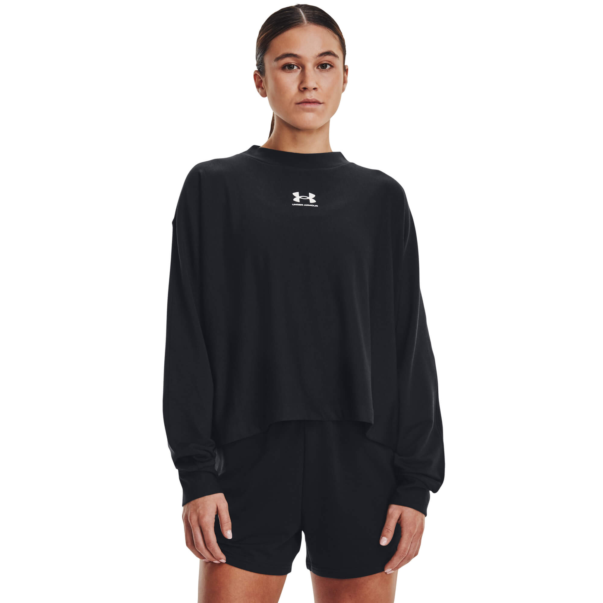 Levně Under Armour UA Rival Terry Oversized Crw Dámská mikina