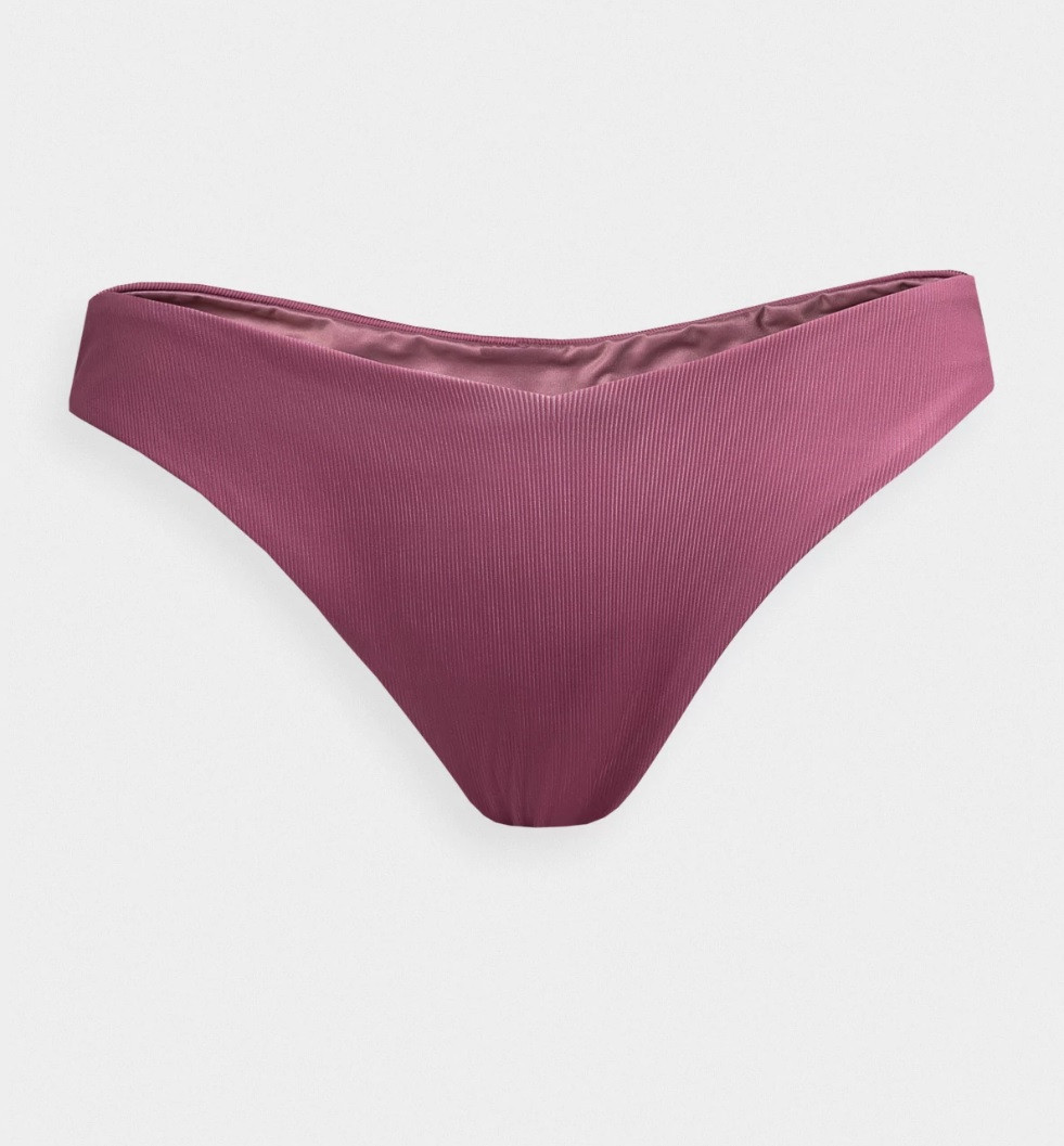 Levně 4F 4FSS23UBKBF024 DARK PINK Spodní díl plavek