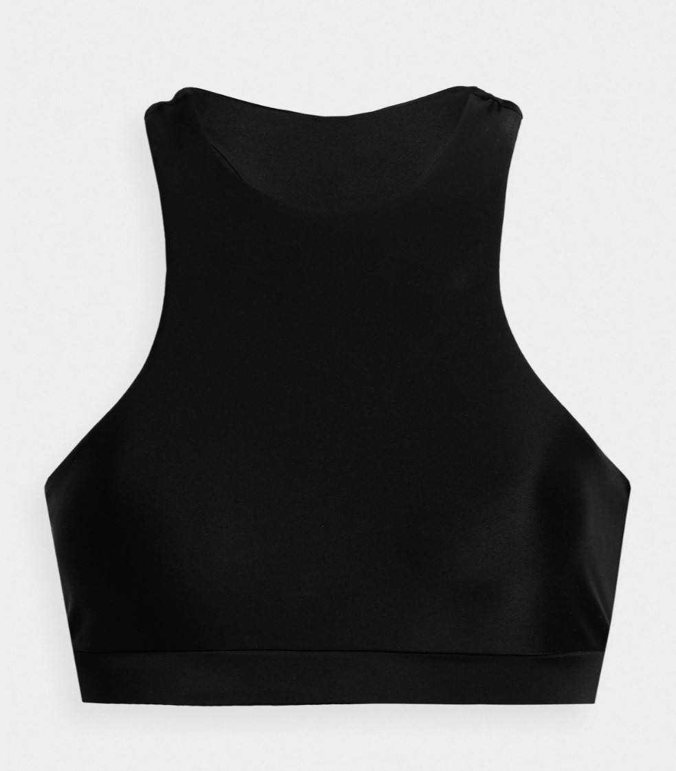 Levně 4F 4FSS23UBKTF021 DEEP BLACK Horní díl plavek