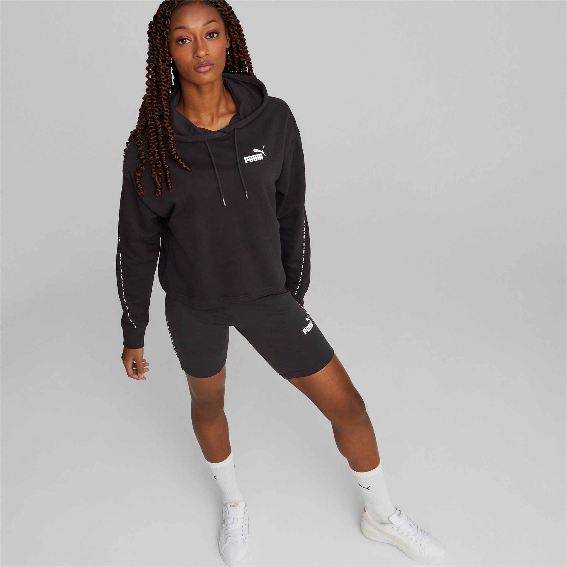Levně Puma POWER Tape Hoodie Dámská mikina