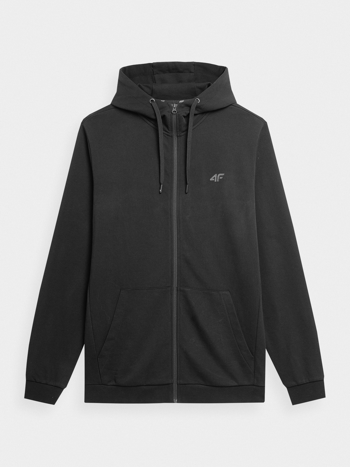 Levně 4F 4FAW23TSWSM695 DEEP BLACK Pánská mikina