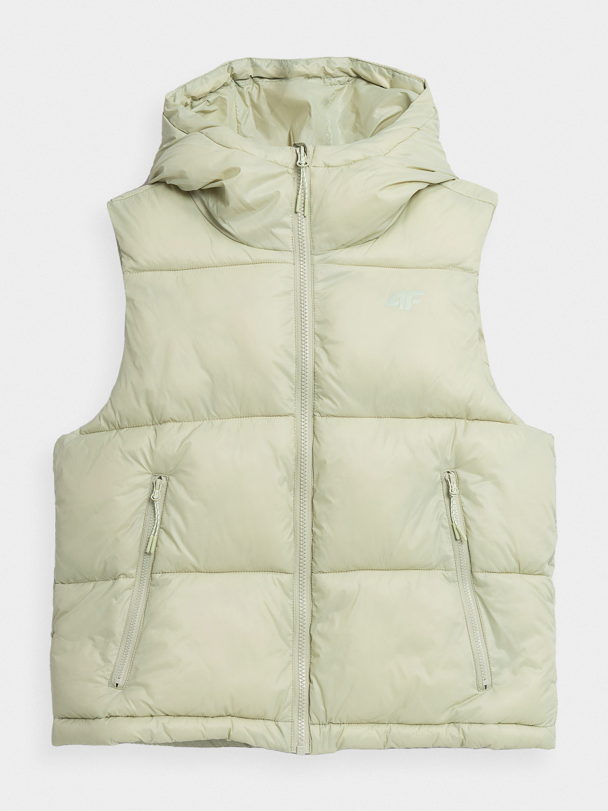 Levně 4F 4FAW23TVESF073 LIGHT GREEN Dámská vesta