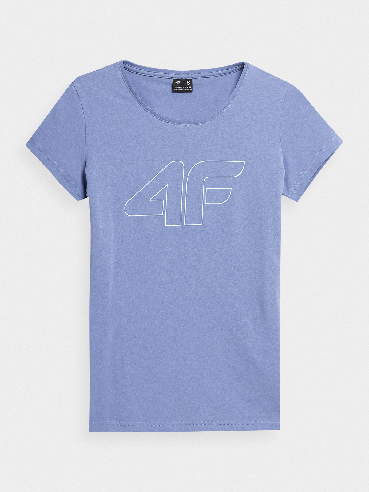 Levně 4F 4FAW23TTSHF0907 DENIM Dámské tričko