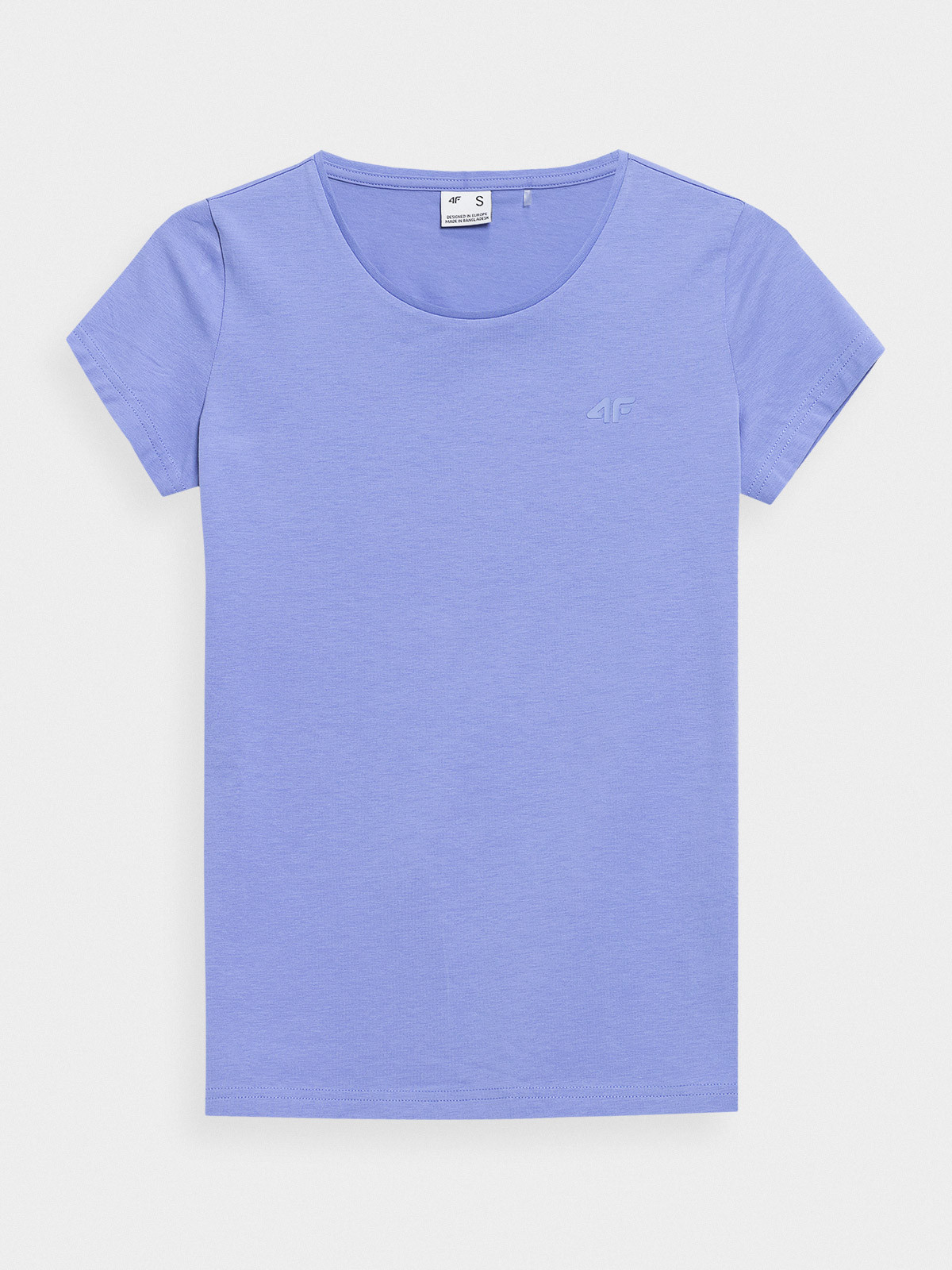 Levně 4F 4FAW23TTSHF0906 DENIM Dámské tričko