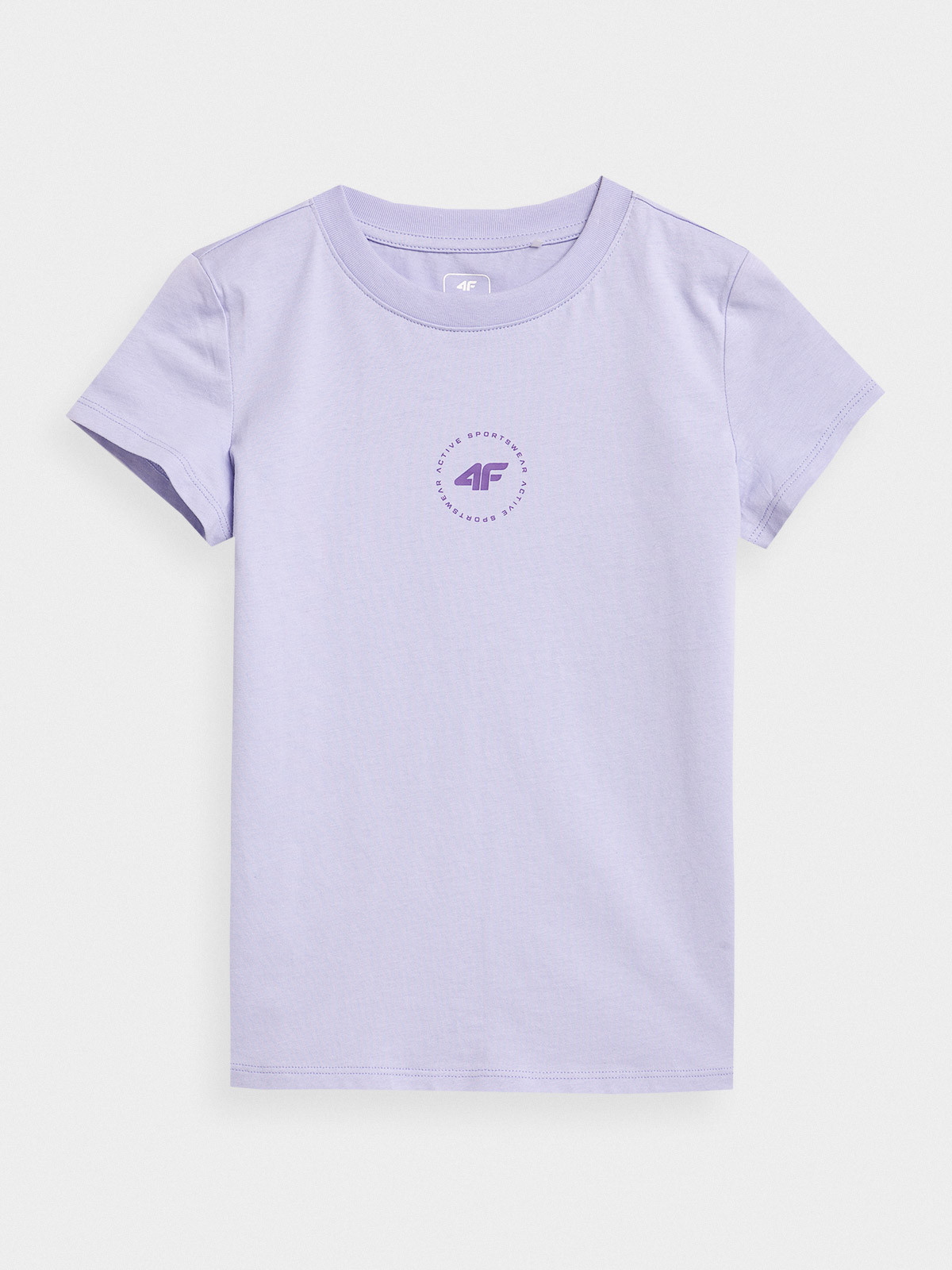 Levně 4F 4FJAW23TTSHF0817 LIGHT VIOLET Dětské tričko