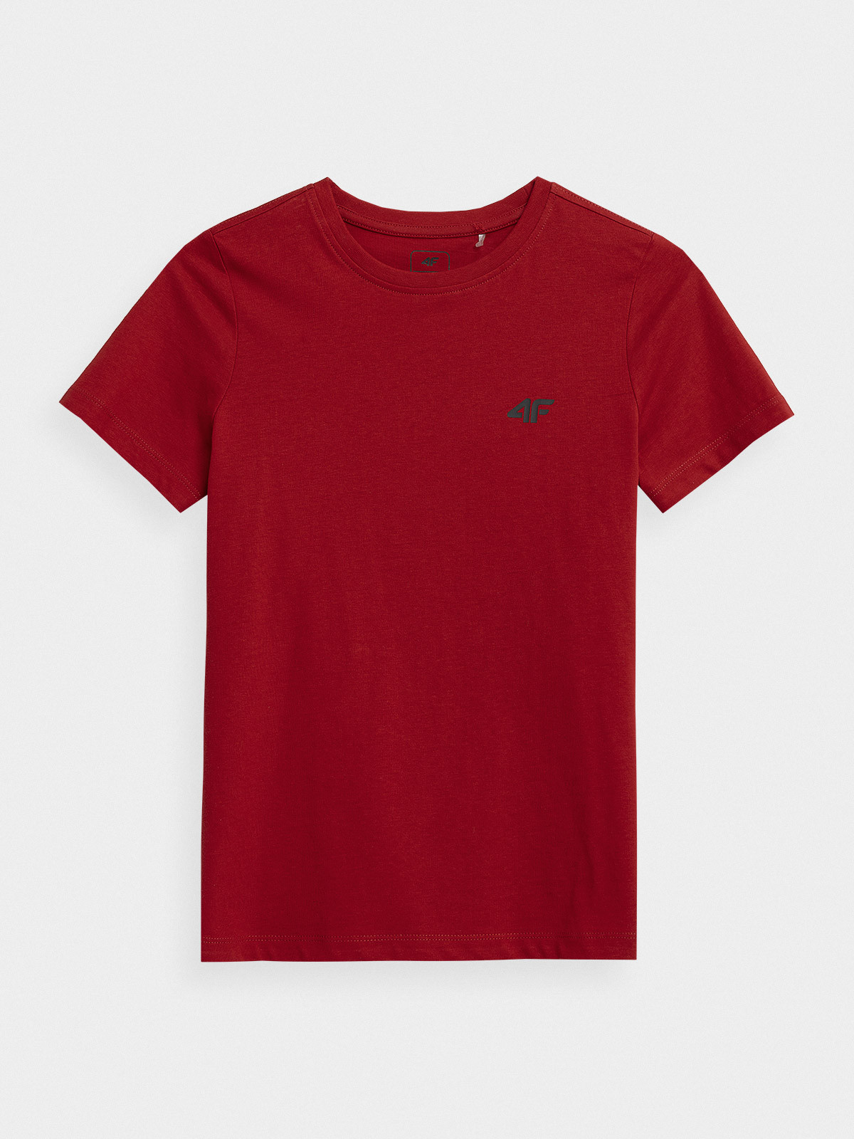Levně 4F 4FJAW23TTSHM0795 RED Dětské tričko