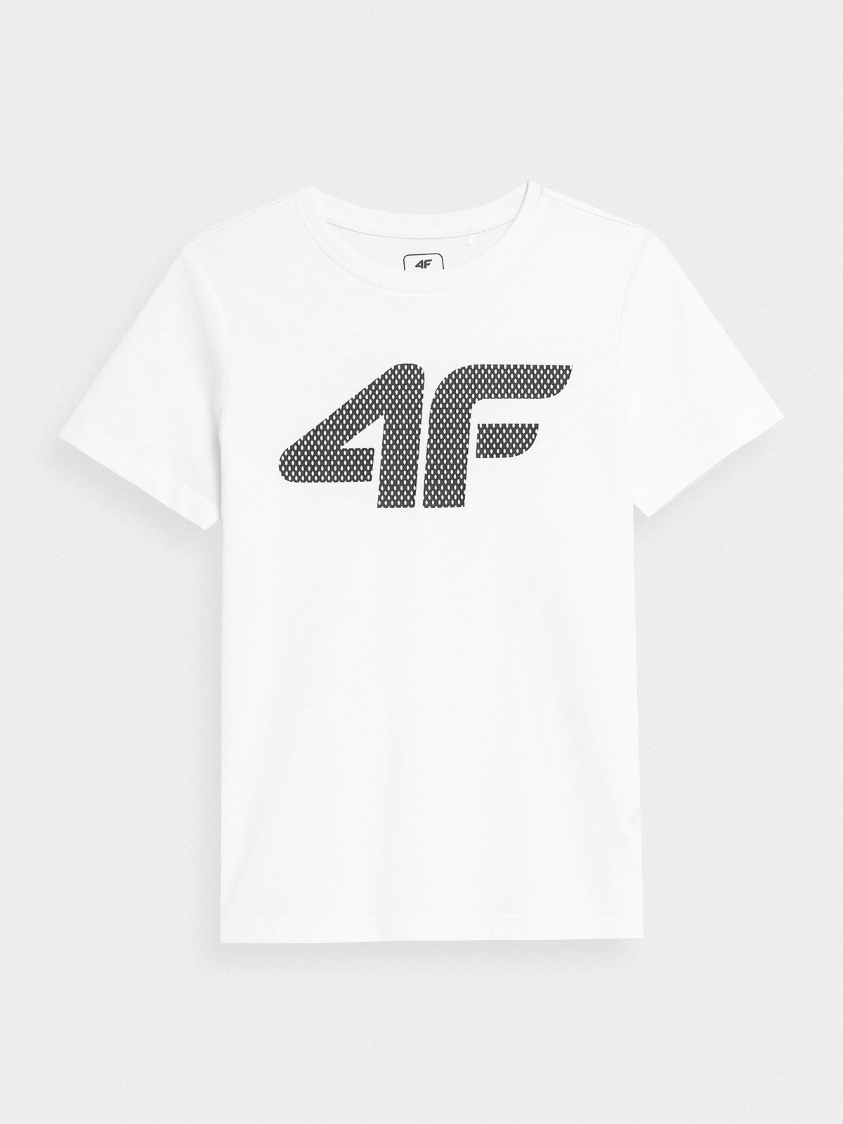 Levně 4F 4FJAW23TTSHM0794 WHITE Dětské tričko