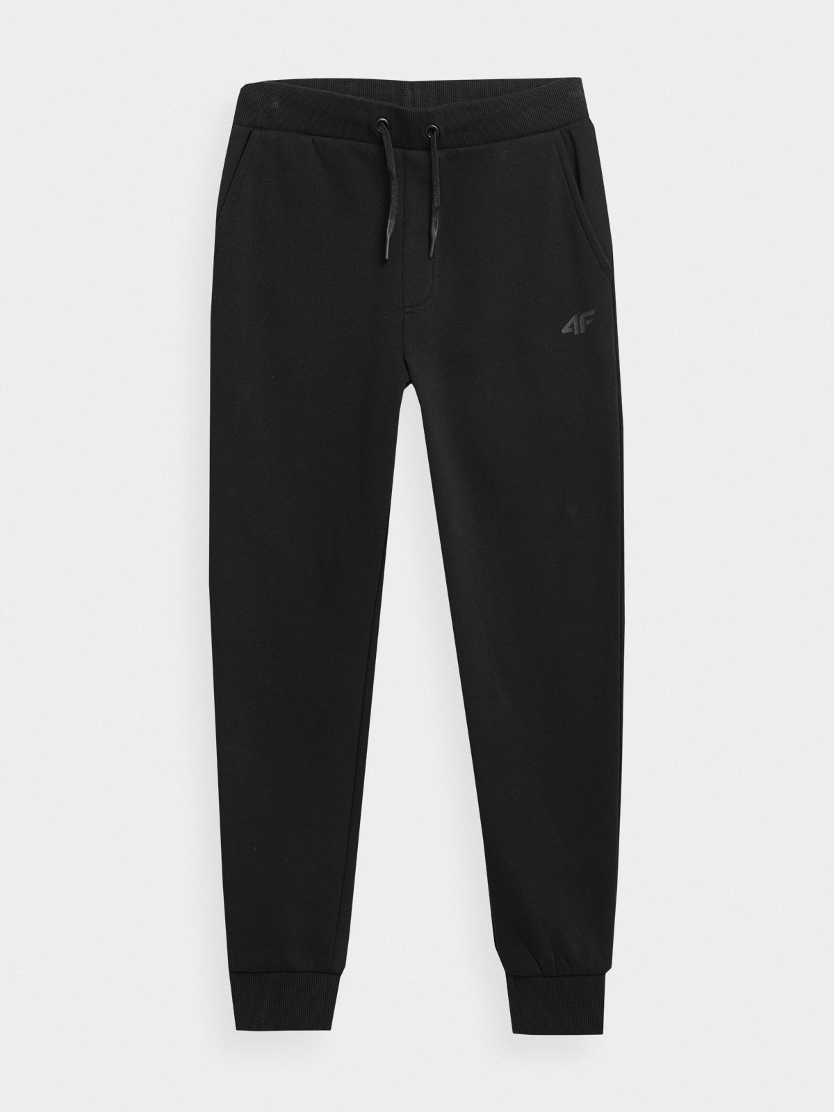 Levně 4F 4FJAW23TTROM411 DEEP BLACK Dětské tepláky