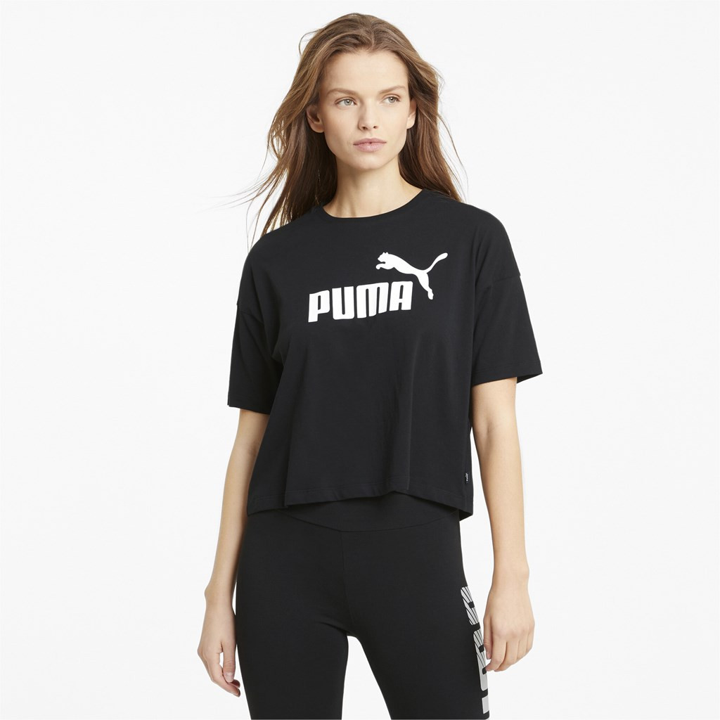 E-shop Puma ESS Cropped Logo Tee Dámske tričko US L 586866-01